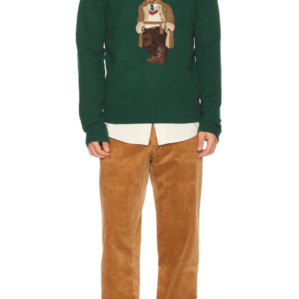 Polo Ralph Lauren Corduroy Pants 38x30 Brown Classic Fit